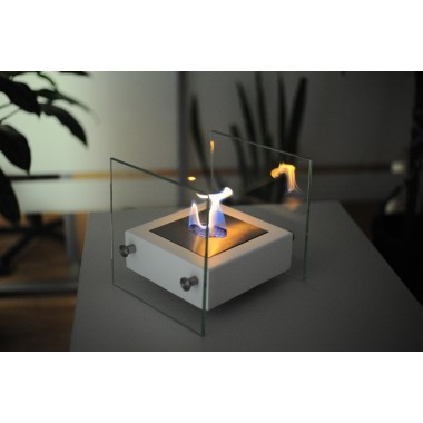 Биокамин Rubicon белый (ZeFire)