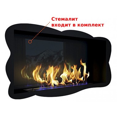Биокамин Актон со стемалитом (ZeFire)