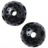 Шары черные с отверстиями трех размеров - 2 шт. (ZeFire)