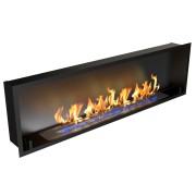 Биокамин Fest 1600 со стеклом (Estetic Flame)