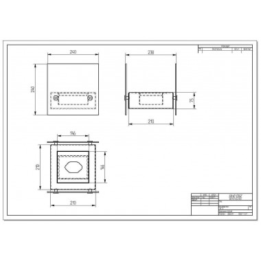 Биокамин Rubicon черный (ZeFire)
