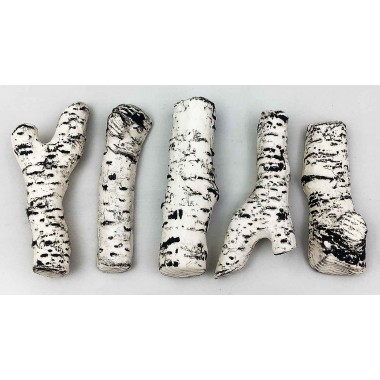 Керамические дрова береза (ZeFire) - 5 шт