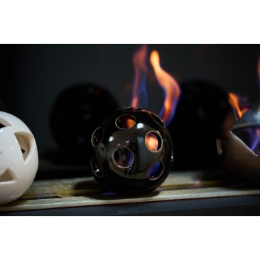 Шары черные с трапецевидными отверстиями - 2 шт. (ZeFire)