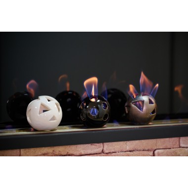 Шары черные с трапецевидными отверстиями - 2 шт. (ZeFire)