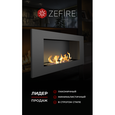 Биокамин Elliot 900 со стемалитом (ZeFire)