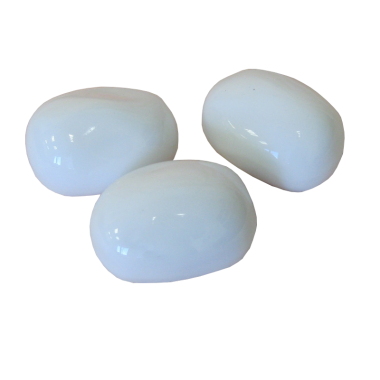 Декоративные керамические камни белые 14 шт (ZeFire)