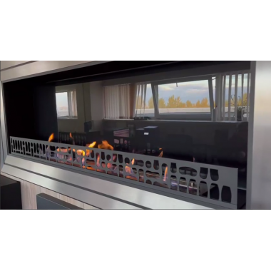 Решетка декоративная "Капли" для биокаминов Elliot 900, Sirius 900 и Flagman 700 (Zefire)