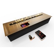 Автоматический биокамин ZeFire М 1000 латунный с ДУ (ZeFire)