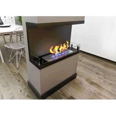 Биокамин Contour торцевой 700 (Estetic Flame)