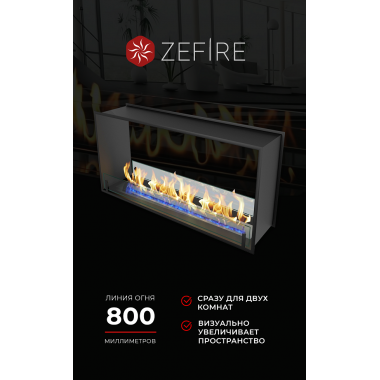 Биокамин сквозной Standart 1100 (ZeFire)