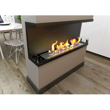 Биокамин Contour торцевой 1100 (Estetic Flame)