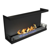 Биокамин Contour торцевой 900 (Estetic Flame)