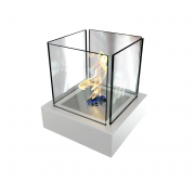 Биокамин Quant metall белый (ZeFire)