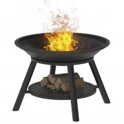    	 Чугунная Костровая чаша Fantastic Ø 700 Престиж (чаша + подставка престиж +крышка)